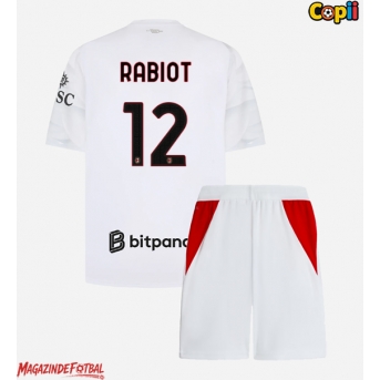 AC Milan Adrien Rabiot #12 Echipament de Fotbal Replică 2026-27 Copii Deplasare (+ Șorturi)